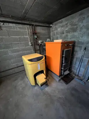 Chaudière à granulés ÖkoFEN à Vimines, avant les travaux