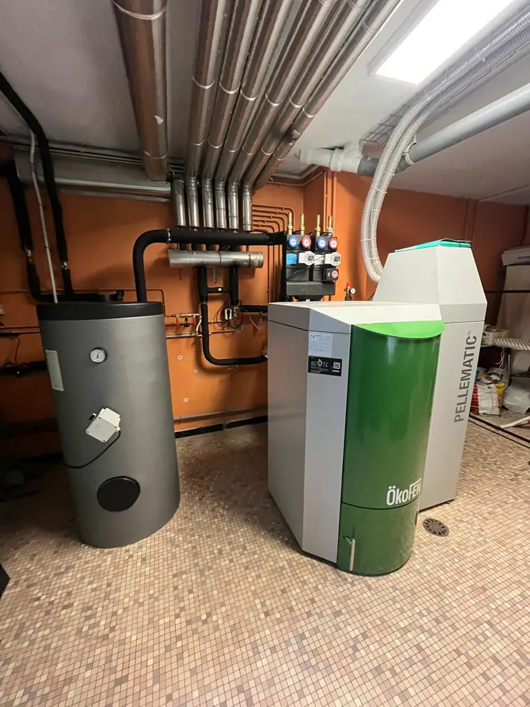 Du gaz de ville aux granulés à Chambéry, après les travaux